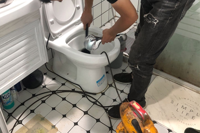 伊金霍洛疏通下水道